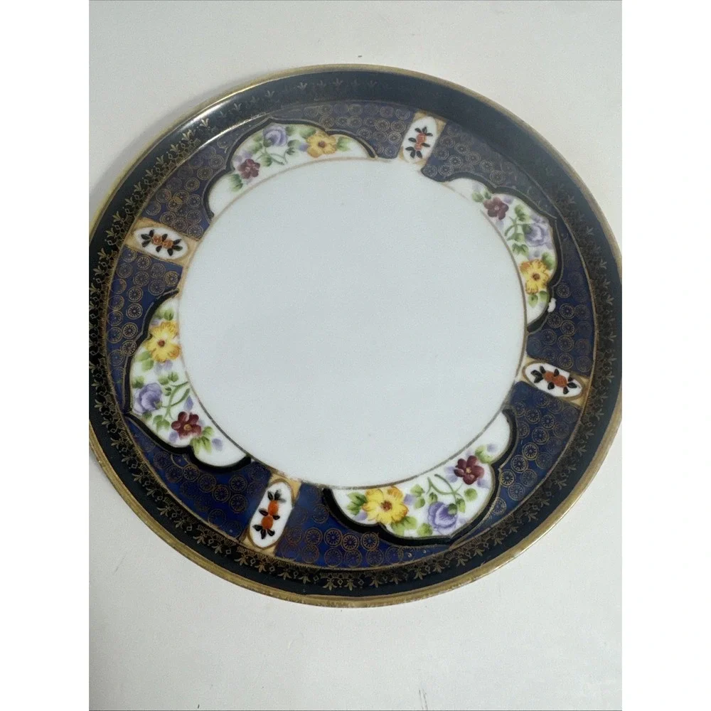 Noritake Hand Painted 7'‎ Plate Flowers Made In Japan